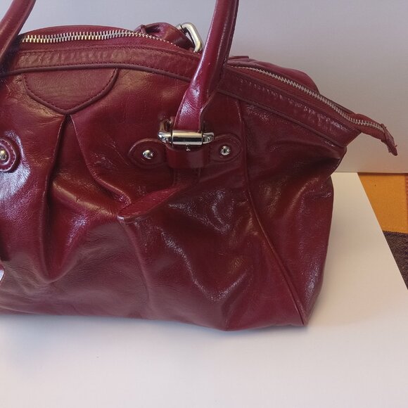 Danie red leather bag - Picture 5 of 16